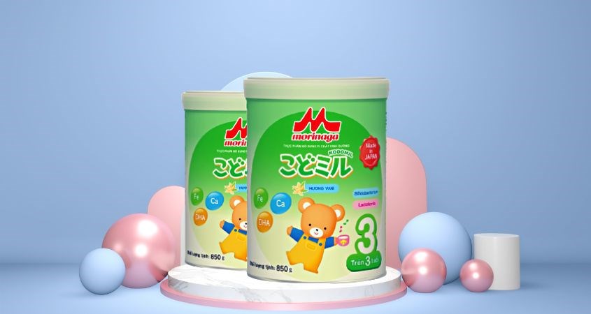 Sữa bột Morinaga Kodomil số 3 hương vani 850g (trên 3 tuổi) Sữa bột Morinaga Kodomil số 3 hương vani 850g (trên 3 tuổi)