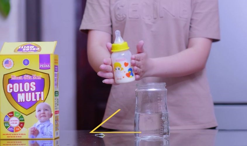 Liều lượng pha và cách cho bé uống từng loại Mama sữa non