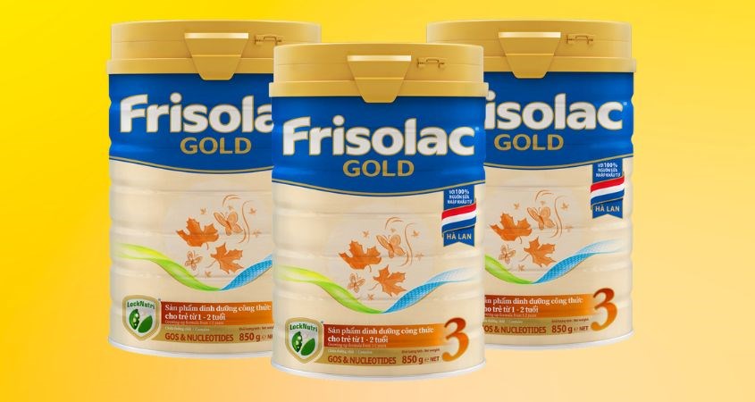 Sữa bột Frisolac Gold số 3 850g (12 - 24 tháng)