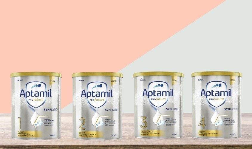 Các dòng sữa Aptamil Úc 1, 2, 3, 4