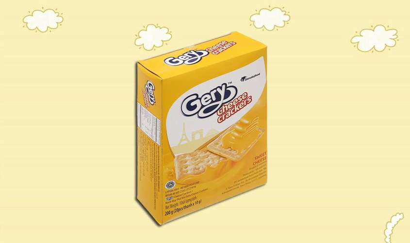 Bánh quy Gery Cheese Crakes vị phô mai 200g