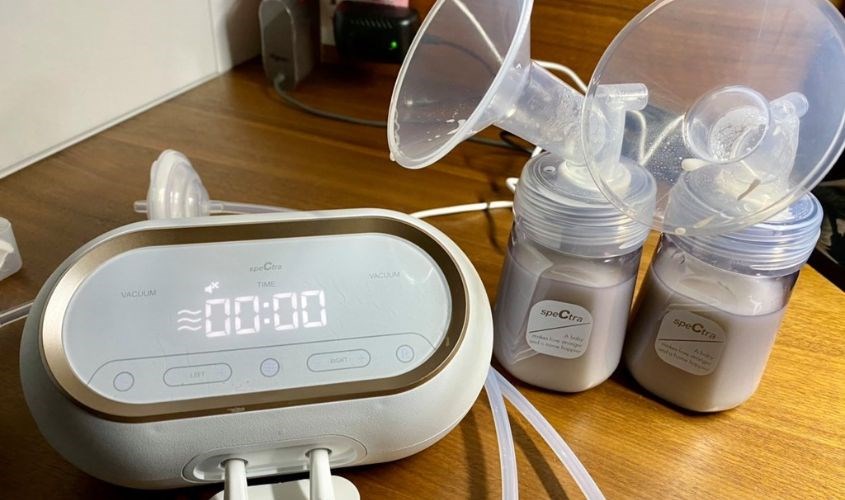 Spectra Dual Compact đem đến chức năng tắt âm cho sự thoải mái của mẹ và bé