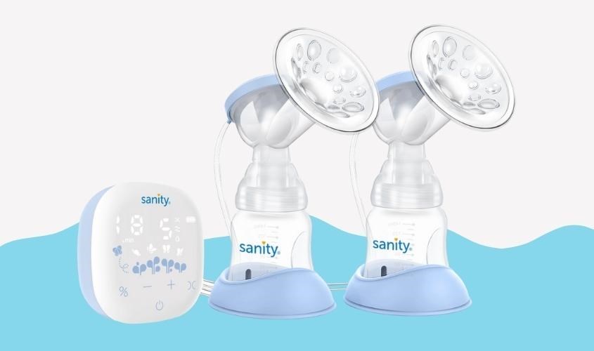 Máy hút sữa Sanity đôi S6306