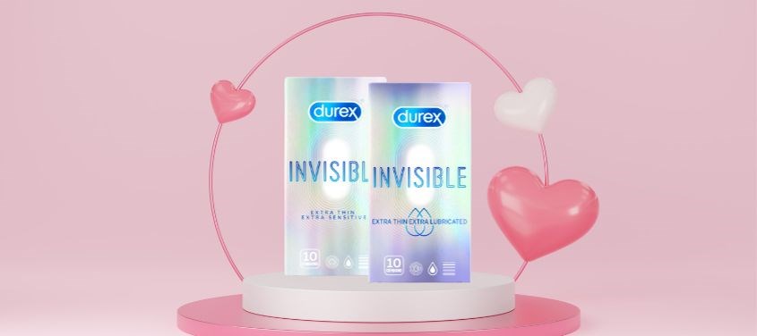 Durex Invisible với chất liệu cao su tự nhiên an toàn