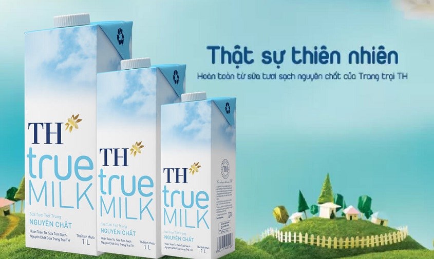 Sữa tươi TH true MILK không đường 1 lít