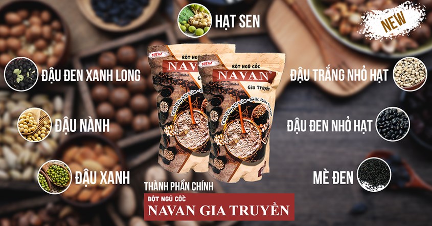 Thành phần bột ngũ cốc Navan