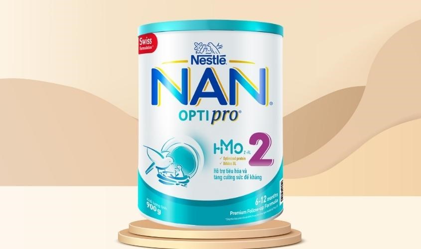 Sữa bột NAN Optipro số 2 900g (6 - 12 tháng)