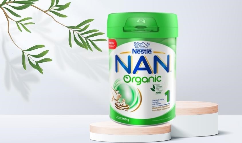 Sữa bột NAN Organic số 1 900g (0 - 6 tháng)