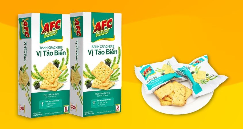 Bánh quy AFC vị tảo biển giúp giảm cảm giác thèm ăn, hỗ trợ giảm cân