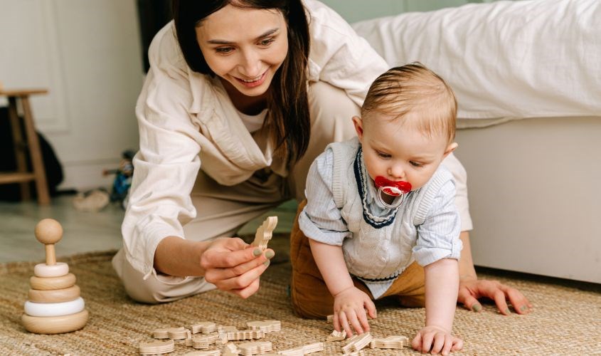 Gặm nướu giúp trẻ xoa dịu cảm giác ngứa lợi 