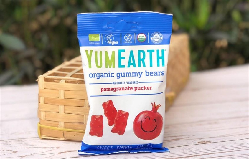 Kẹo dẻo YumEarth Organic Gummy Bear hương trái cây gói 50g