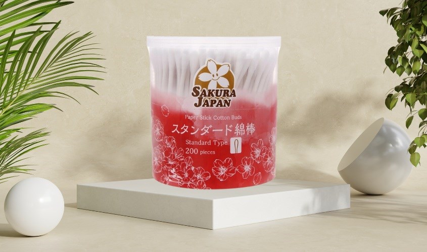 Tăm bông kháng khuẩn Sakura TB01