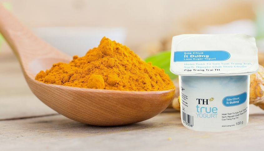 Lốc 4 hộp sữa chua ít đường TH true YOGURT 100g 