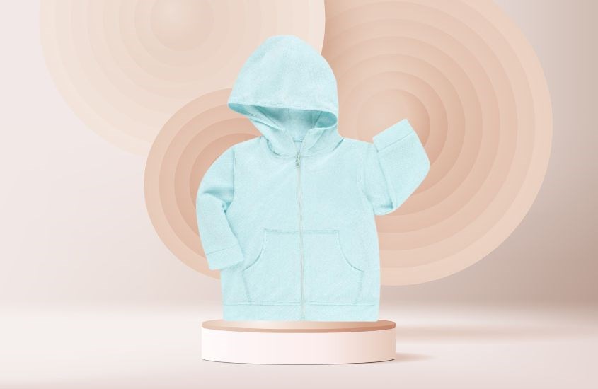 Áo khoác bé gái Lullaby NH329M với chất liệu vải cao cấp, giúp hạn chế tối đa hiện tượng đổ lông