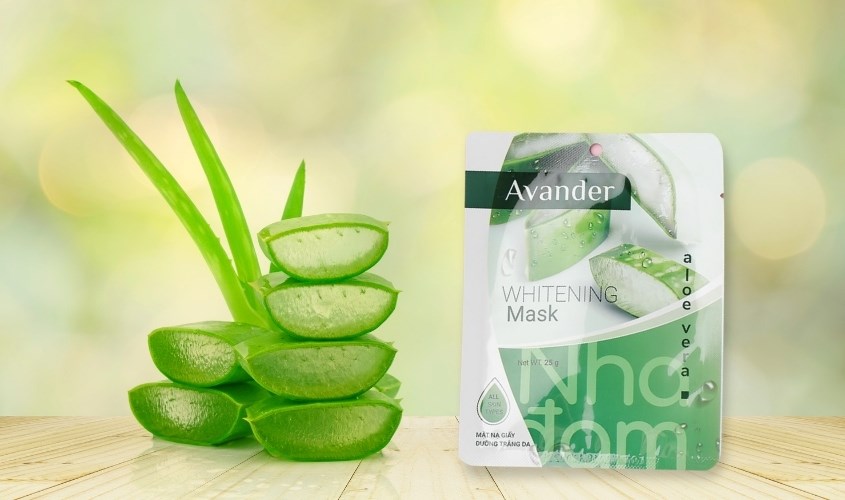 Mặt nạ giấy tinh chất Nha Đam dưỡng sáng da Avander 25g