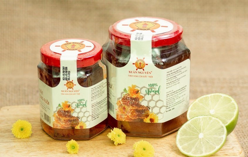 Mật ong ruồi nguyên chất Xuân Nguyên 160 ml Mật ong ruồi nguyên chất Xuân Nguyên 160 ml
