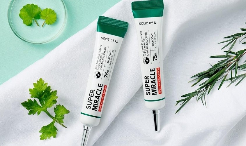 Kem chấm mụn làm dịu da Some By Mi Super Miracle Spot All Kill Cream 30 ml Kem chấm mụn làm dịu da Some By Mi Super Miracle Spot All Kill Cream 30 ml