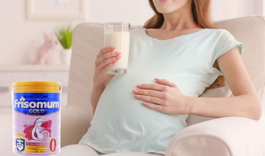 Sữa bầu Frisomum Gold hương cam 900g