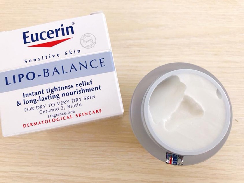 Eucerin Lipo Balance là sản phẩm kem dưỡng ẩm chuyên sâu cho da khô