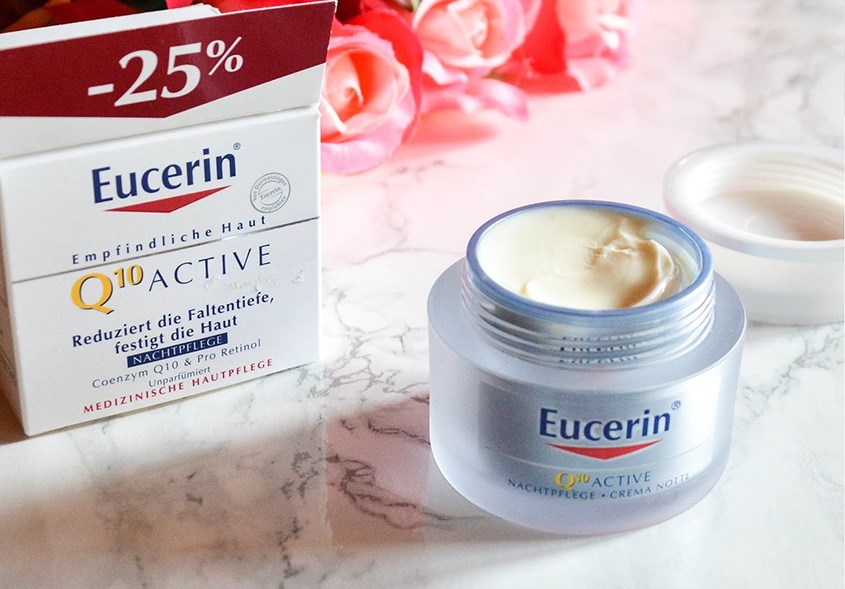 Eucerin Q10 Active Night Cream là trợ thủ đắc lực để chăm sóc làn da lão hoá