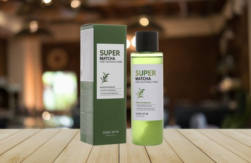 Toner thu nhỏ lỗ chân lông Some By Mi Super Matcha Pore Tightening chiết xuất Trà Xanh 150 ml