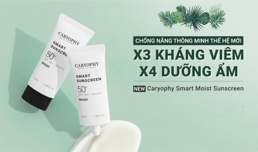 Kem chống nắng Caryophy dưỡng ẩm vượt trội