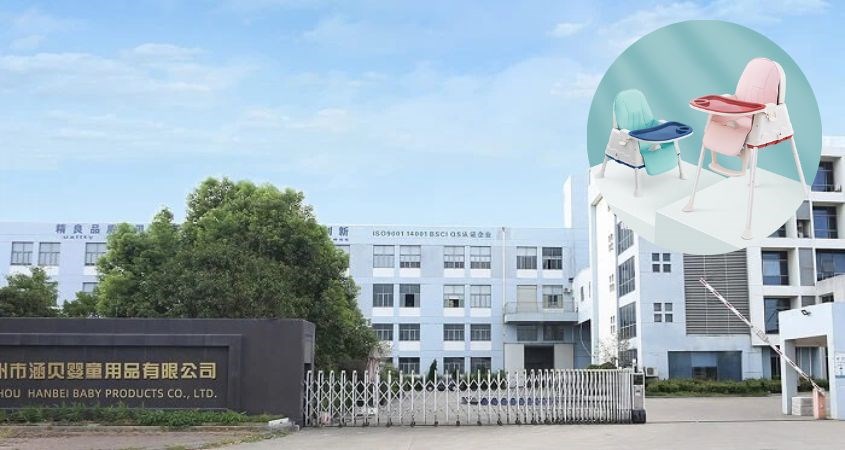 Ghế ăn dặm Hanbei thuộc công ty Taizhou Huangyan Hanbei Baby (HYHB)