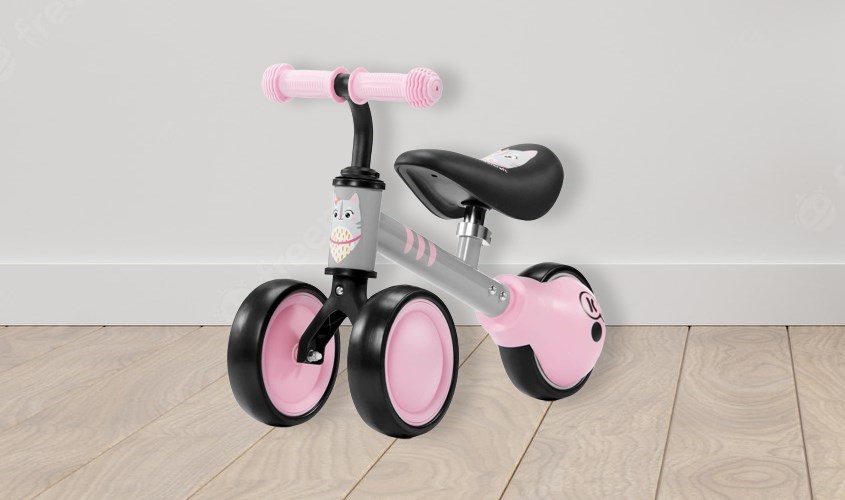 Xe chòi chân 3 bánh Kinderkraft KK.CUTIE PINK - Màu hồng 