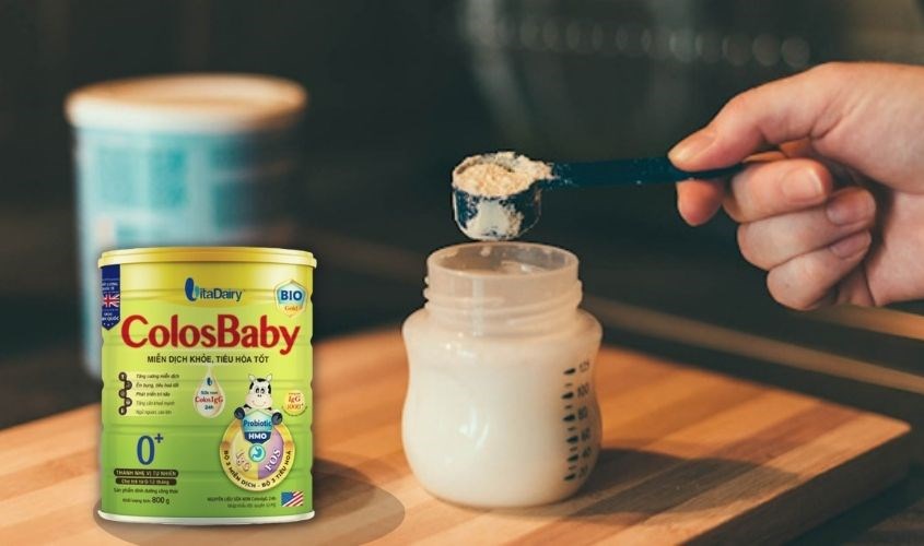 Sữa bột ColosBaby Bio Gold 0+ hương vani 800g (0 - 12 tháng)