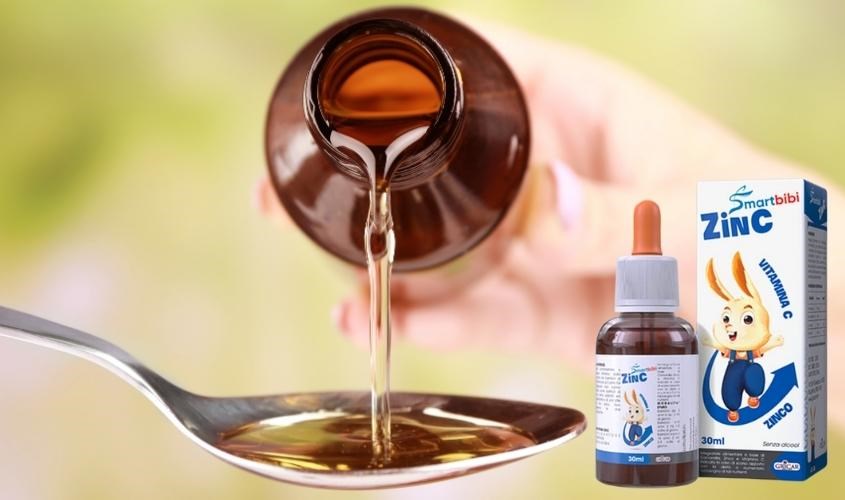 Siro Smartbibi ZinC bổ sung kẽm, vitamin C giúp tăng sức đề kháng 30 ml (từ 0 tháng)
