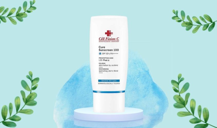 Kem chống nắng Céll Fùsion C Cure Sunscreen có thể dùng thay thế kem lót