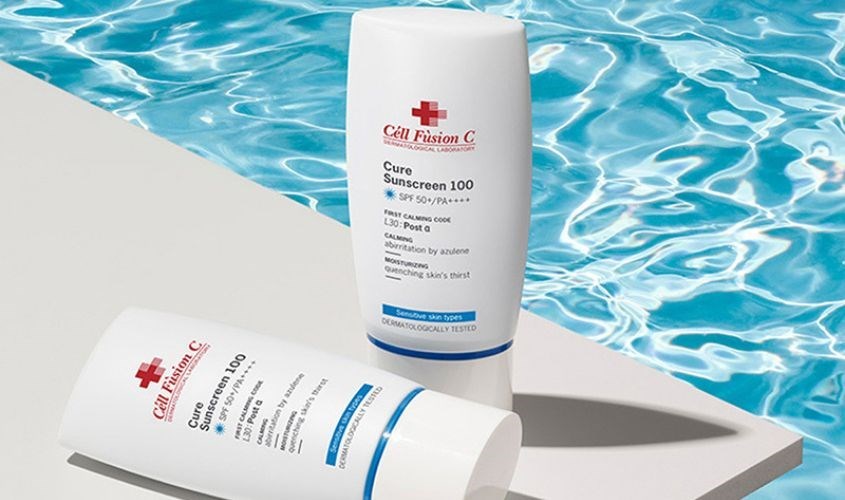 Cell fusion c on sale cure sunscreen 100