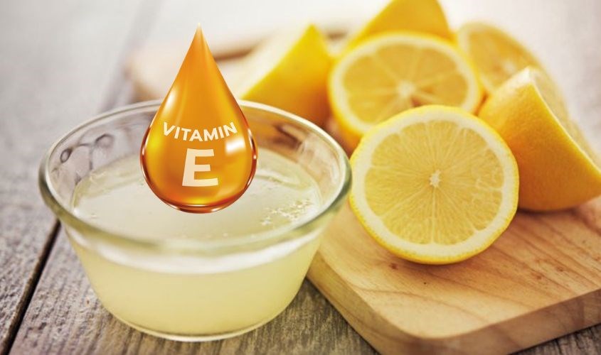 Kết hợp vitamin E và nước cốt chanh giúp tái tạo làn dạ Kết hợp vitamin E và nước cốt chanh giúp tái tạo làn dạ