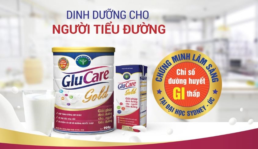 Sữa Gluvita Gold dinh dưỡng cho bệnh nhân đái tháo đường