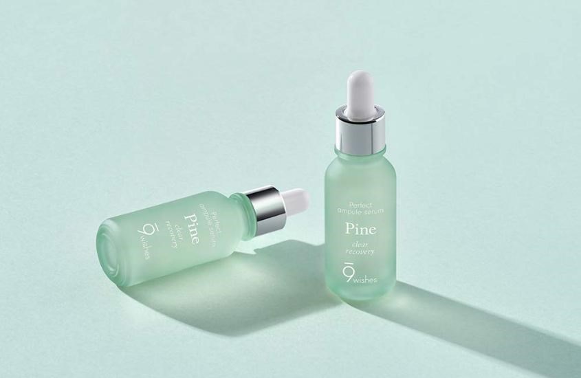 Tinh chất thanh lọc và phục hồi da 9 Wishes Amazing Pine Ampule 25 ml