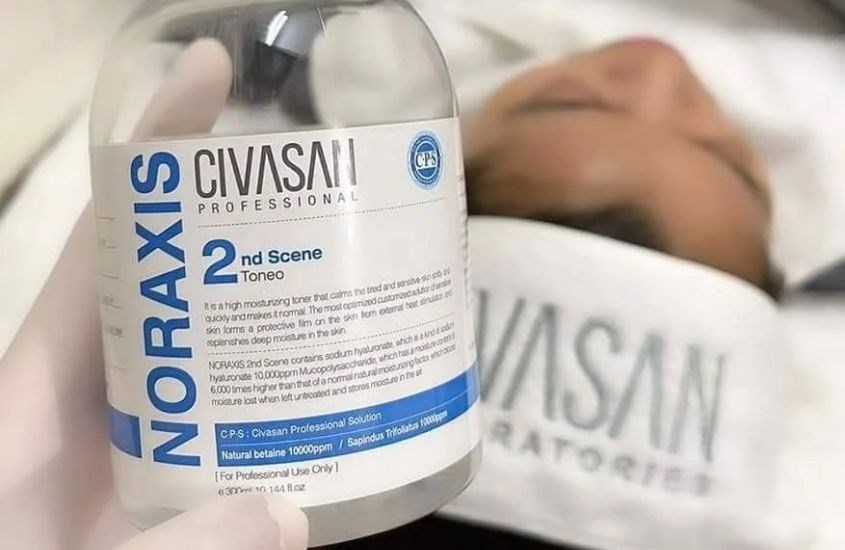 Toner Civasan không chứa chất tạo màu, tạo mùi thơm kỳ an toàn cho da