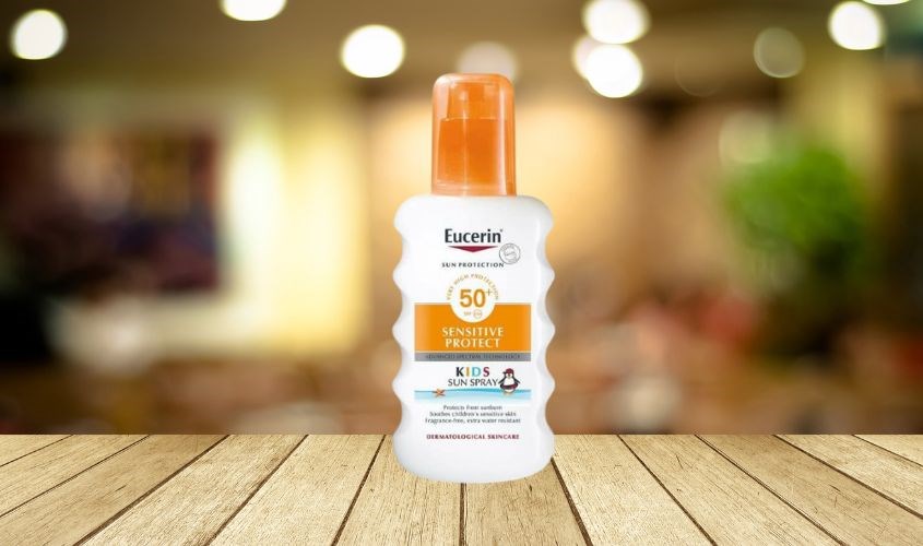 Kem chống nắng Eucerin dạng xịt cho trẻ em