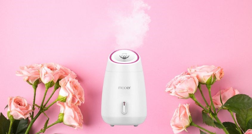 Máy xông mặt Maoer có thiết kế cao cấp nhưng giá thành không quá cao.