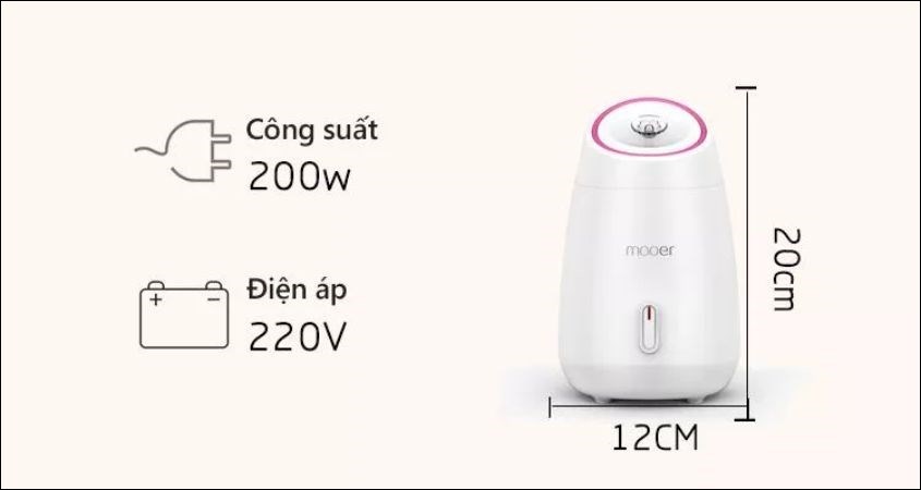 Thông tin máy xông mặt Maoer