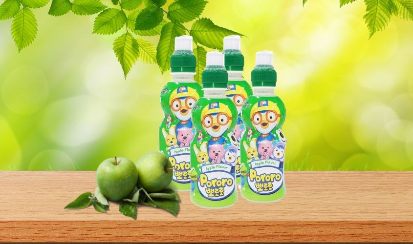 Nước ép trái cây Pororo vị táo chai 235 ml