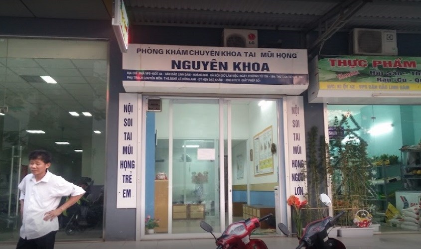 Một cái tên thuộc top phòng khám tai mũi họng Linh Đàm là phòng khám nội soi Nguyên Khoa.