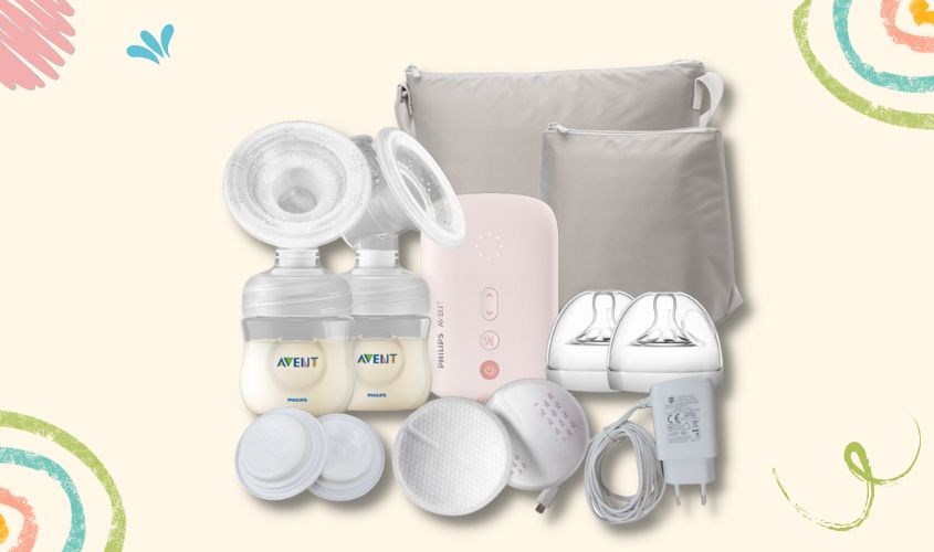 Máy hút sữa điện đôi Philips Avent Eureka SCF393.11 với hiệu quả hút sữa cao