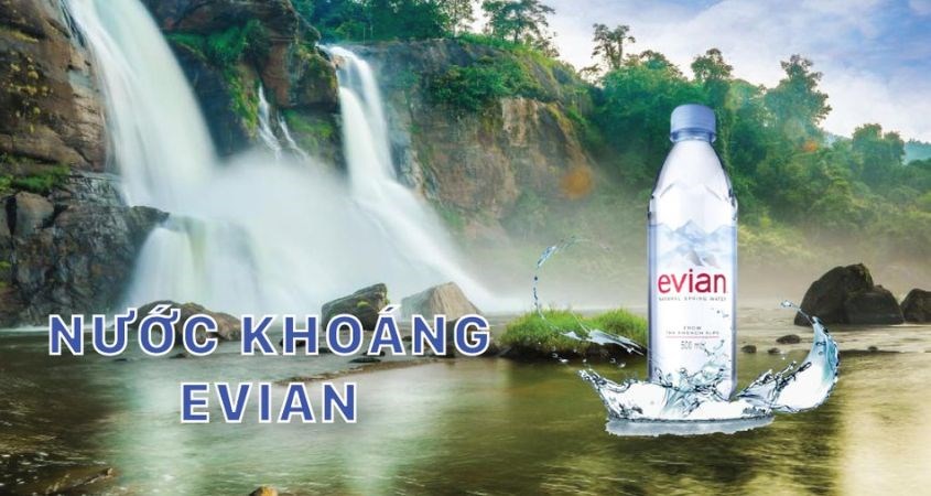 Nước tinh khiết Evian 