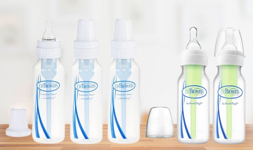 Bình sữa Dr.Brown với đa dạng thiết kế và an toàn khi sử dụng