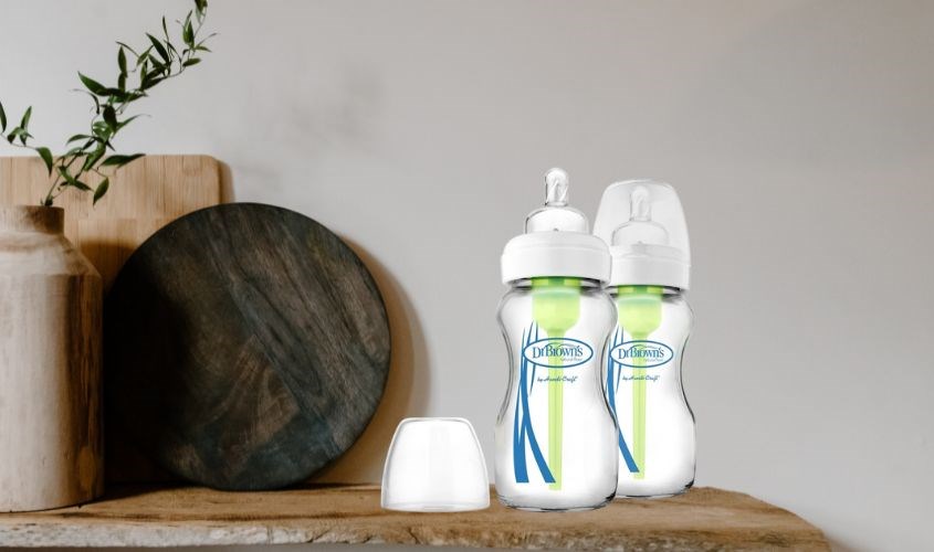Bình sữa Dr.Brown chất liệu thuỷ tinh 