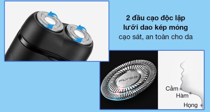 Máy cạo râu khô Flyco FS187VN