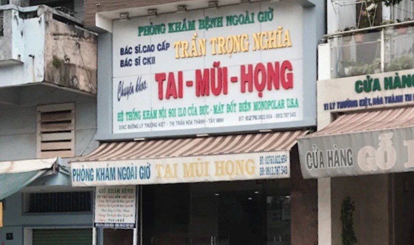 Phòng khám Tai mũi họng của Bác sĩ Trần Trọng Nghĩa Phòng khám Tai mũi họng của Bác sĩ Trần Trọng Nghĩa