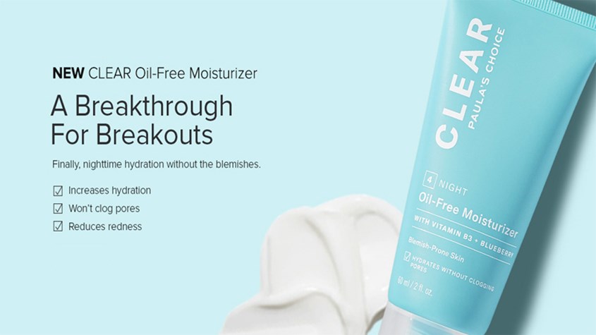 Kem dưỡng ẩm Paula’s Choice Clear Oil-free Moisturizer dạng tuýp nhỏ gọn