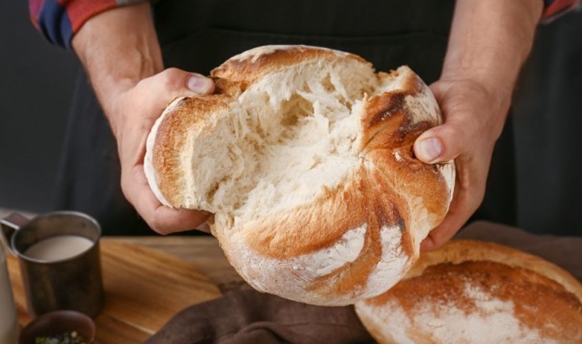 Gluten giúp làm đầy bánh mì