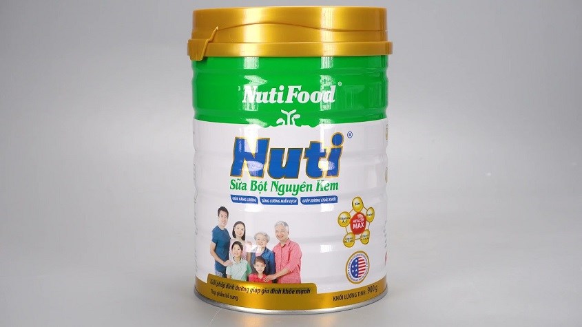 Sữa bột Nuti nguyên kem của Nutifood